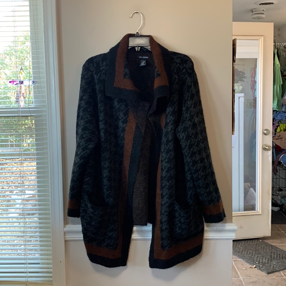 Max Edition Women’s L Soft Chunky Cardigan with Pockets